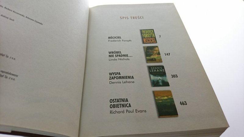 KSIĄŻKI WYBRANE: MŚCICIEL - Frederick Forsyth 2004