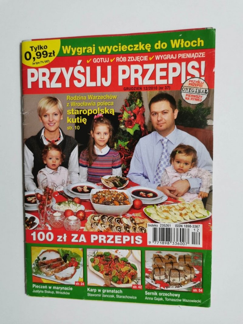 PRZYŚLIJ PRZEPIS GRUDZIEŃ 12/2010 (NR 37)