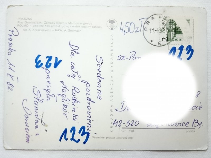 PRASZKA. PLAC GRUNWALDZKI I INNE FOT. ARASZKIEWICZ, STELMACH
