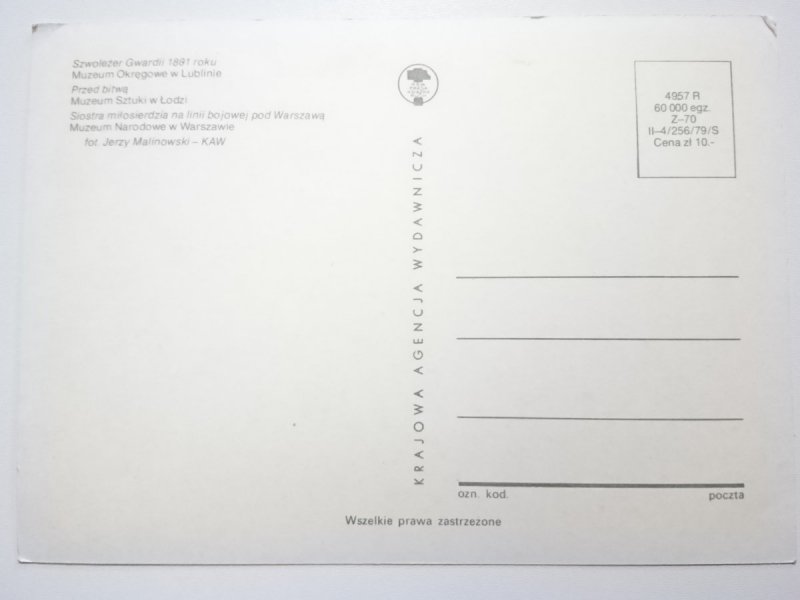SZWOLEŻER GWARDII 1801 ROKU, I INNE MAL. WOJCIECH KOSSAK