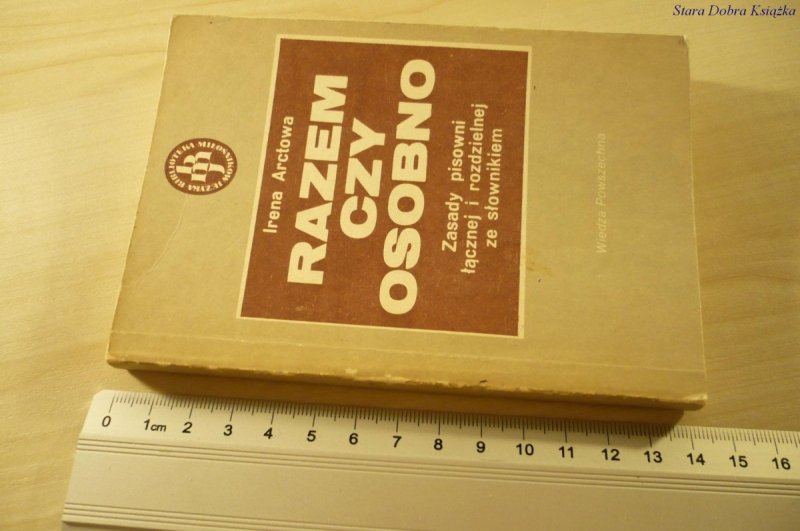 RAZEM CZY OSOBNO - Irena Arctowa (1988)
