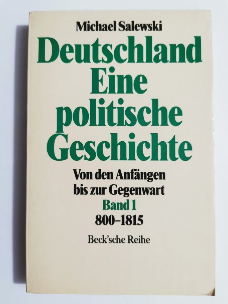 DEUTSCHLAND EINE POLITISCHE GESCHICHTE BAND 1 1993