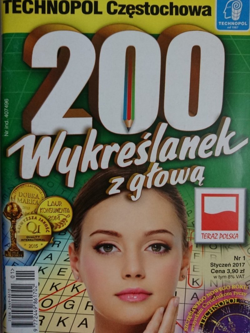 200 WYKREŚLANEK Z GŁOWĄ 1-2017