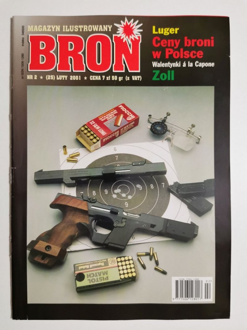 BROŃ NR 2 (25) LUTY 2001 LUGER CENY BRONI W POLSCE 