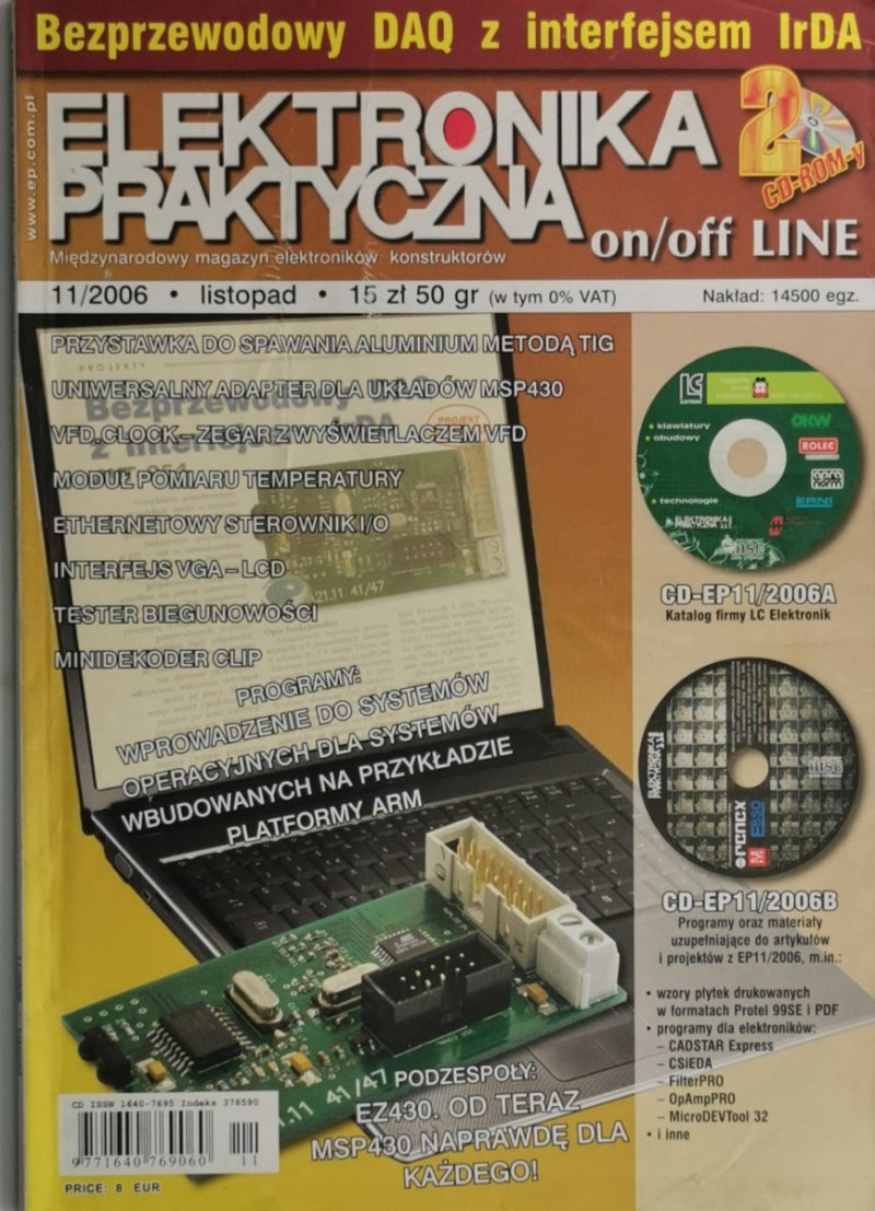 ELEKTRONIKA PRAKTYCZNA 11/2006 2xCD