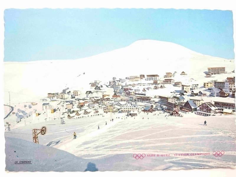 ALPE D'HUEZ – ALT. 1860 m. VUE GENERALE – LE SIGNAL