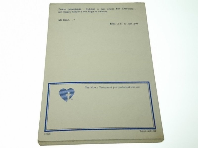 JEST NADZIEJA. JEZUS TROSZCZY SIĘ O CIEBIE 1975
