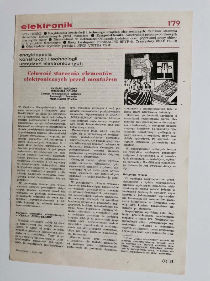 ELEKTRONIK NR 1'79