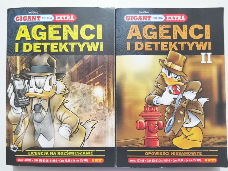 GIGANT EXTRA. AGENCI I DETEKTYWI TOM 1 i 2 