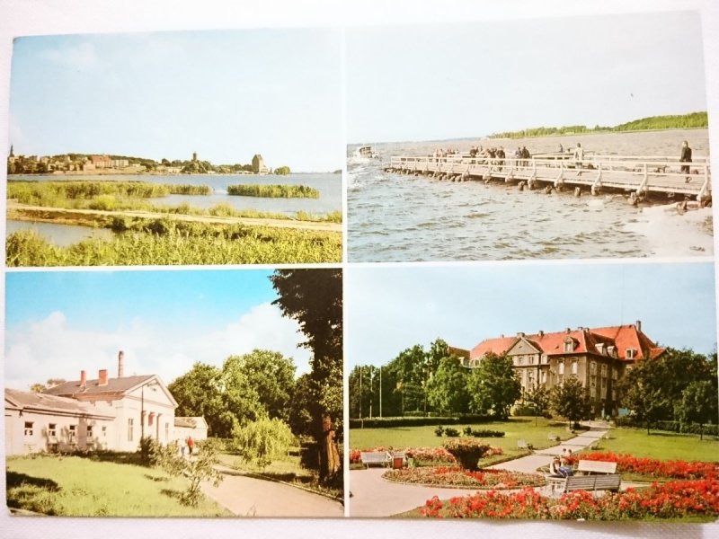 KAMIEŃ POMORSKI. PANORAMA MIASTA I PRZYSTAŃ STATKÓW FOT. JABŁOŃSKI