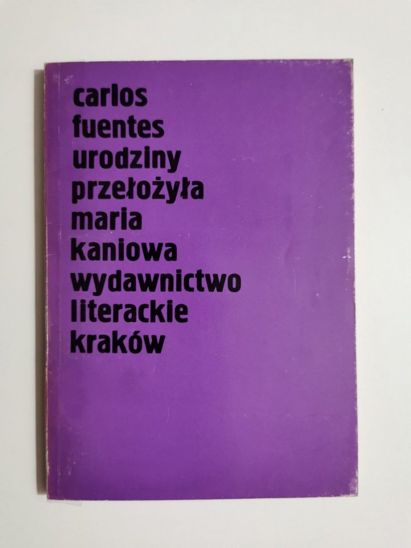 URODZINY - Carlos Fuentes 1982