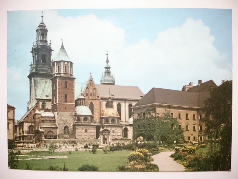 KRAKÓW. KATEDRA NA WAWELU - XVIII w. WIDOK OGÓLNY I INNE FOT. JABŁOŃSKA