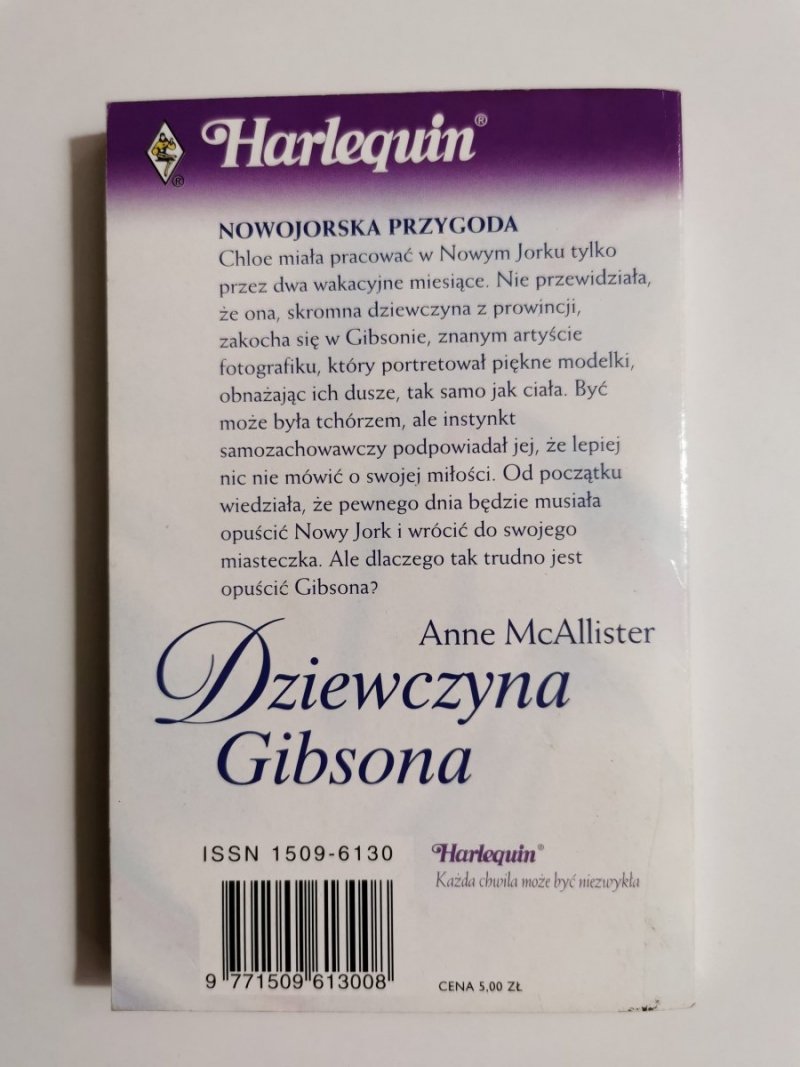 DZIEWCZYNA GIBSONA - Anne McAllister 2000