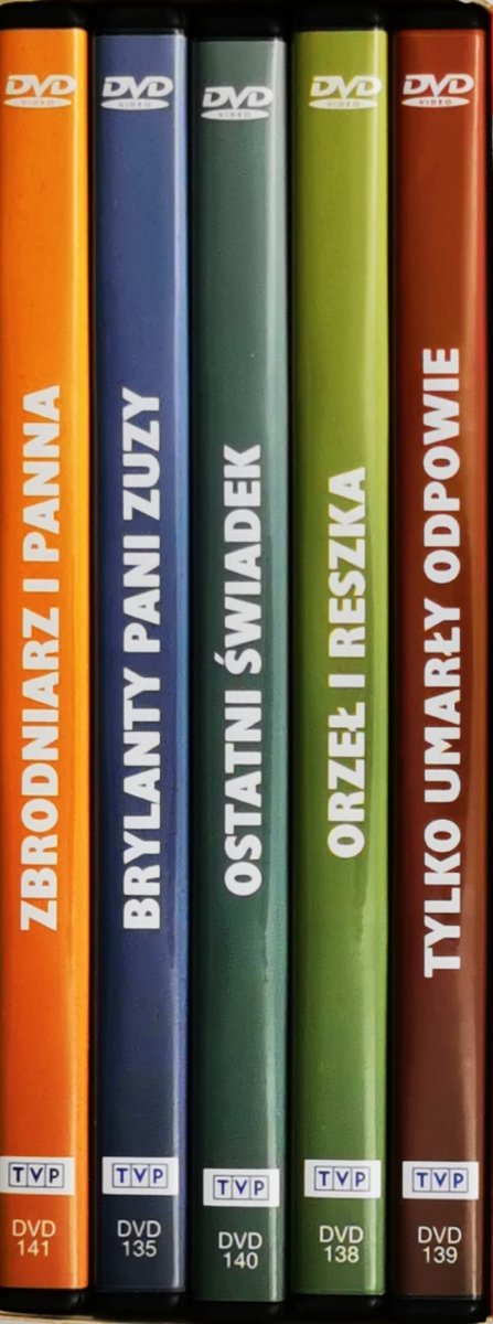 DVD. KRYMINAŁY PRL 5 PŁYT W KIESZENI 
