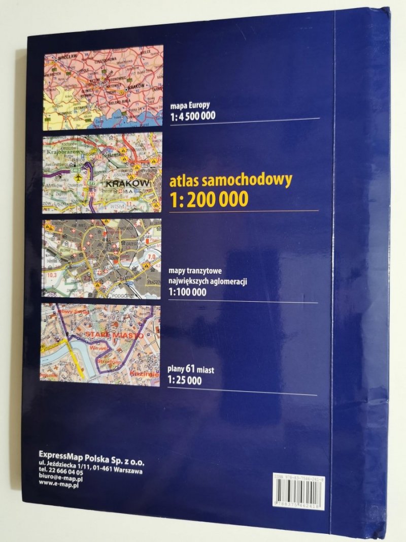 POLSKA ATLAS SAMOCHODOWY 1: 200 000 