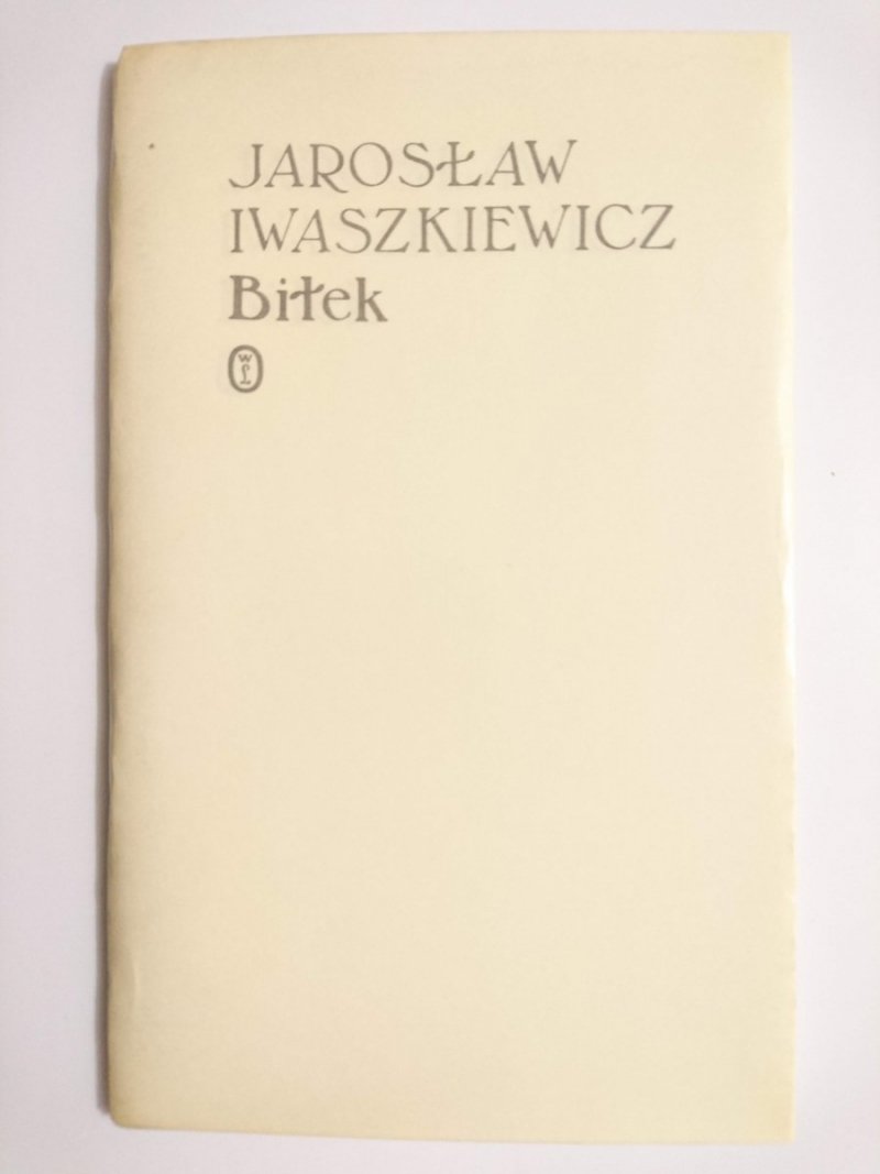 BIŁEK - Jarosław Iwaszkiewicz 1980