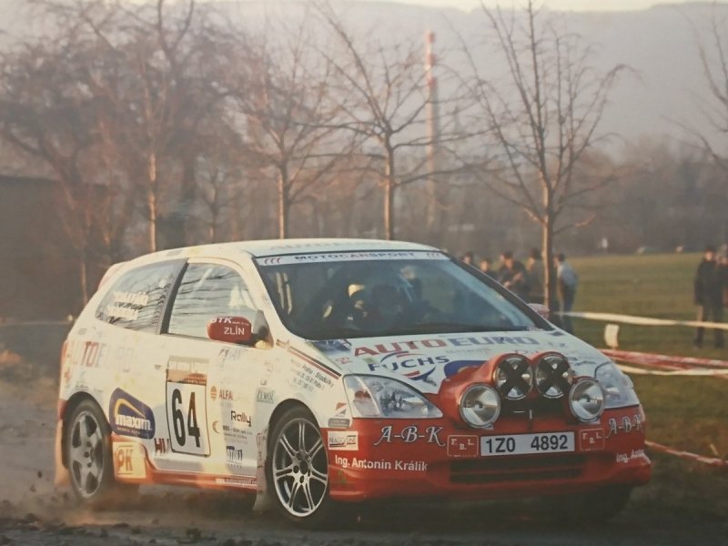 RAJD WRC 2005 ZDJĘCIE NUMER #158 HONDA CIVIC