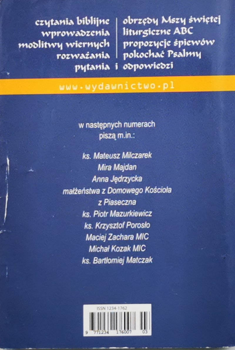 OREMUS. TEKSTY LITURGII MSZY ŚWIĘTEJ MARZEC 2019