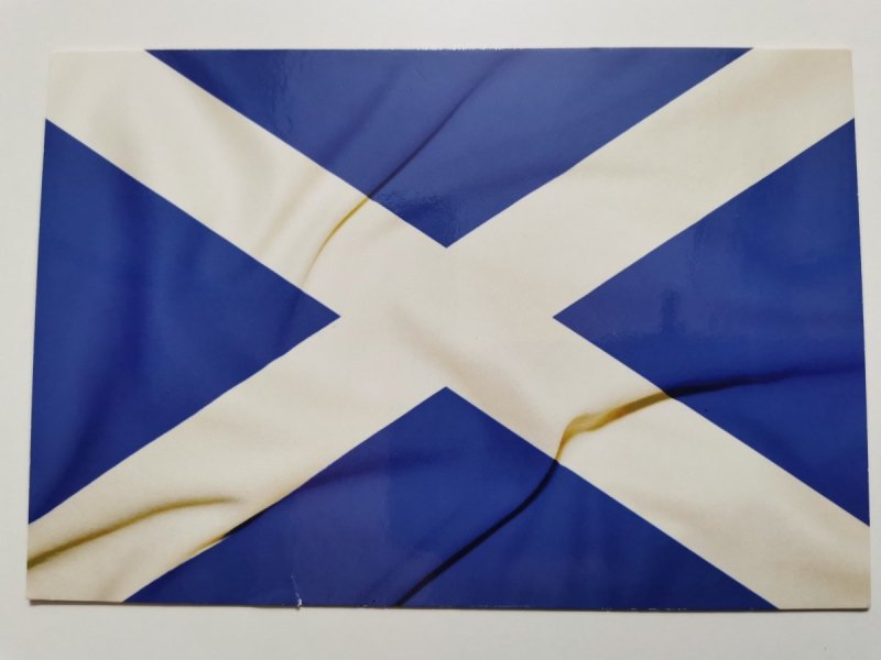 SALTIRE FLAG. LYRICAL SCOTLAND
