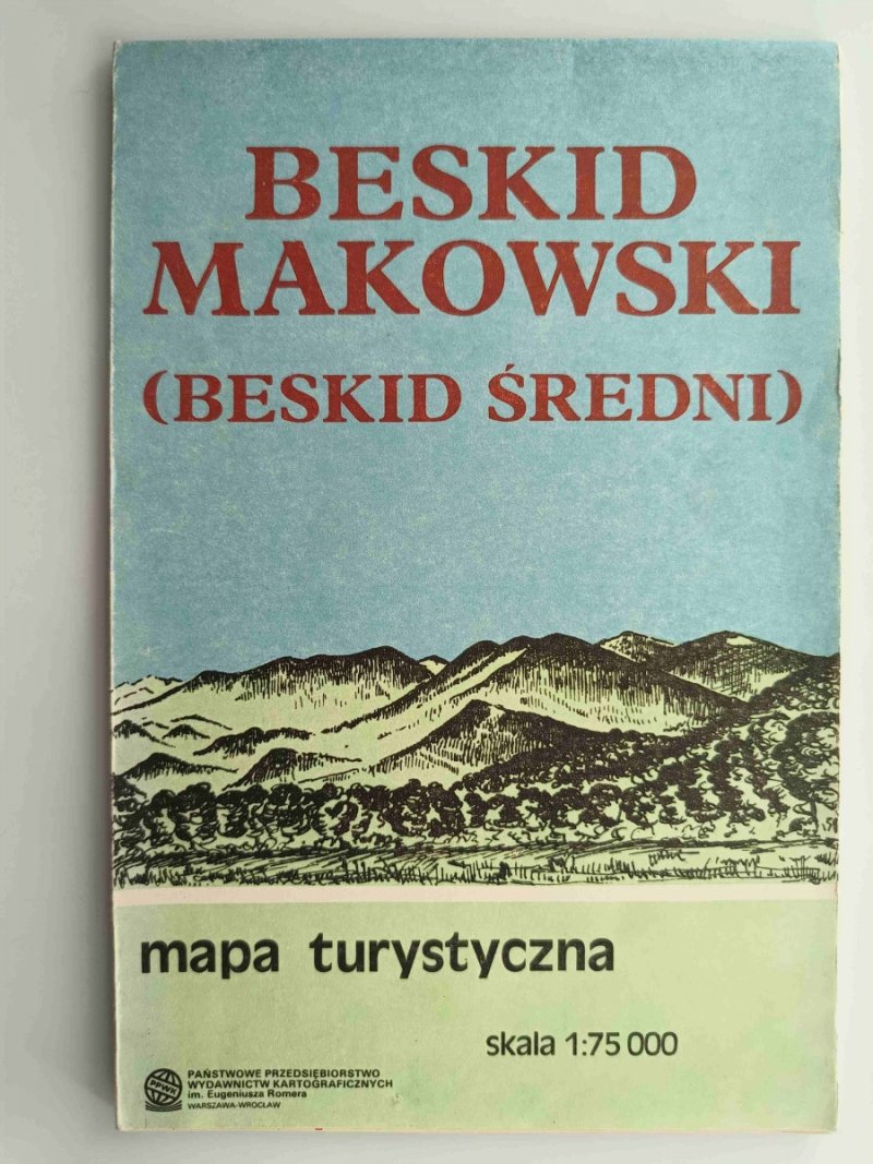 BESKID MAKOWSKI (BESKID ŚREDNI) 1:75 000