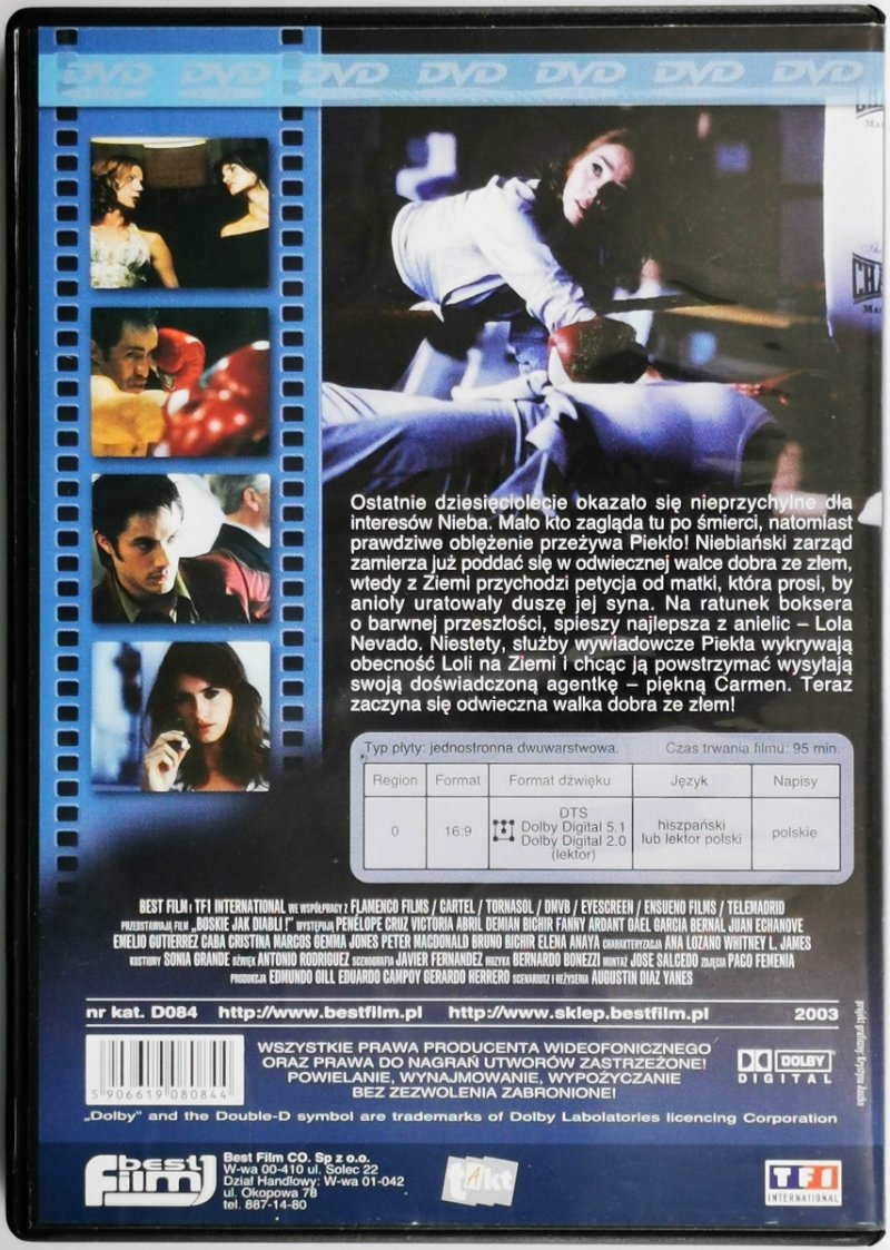 DVD. BOSKIE JAK DIABLI  