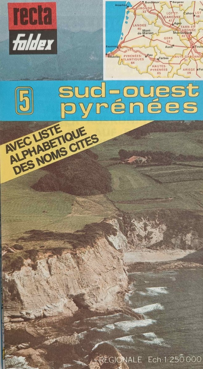 SUD OUEST PYRENEES 5 1:250 000