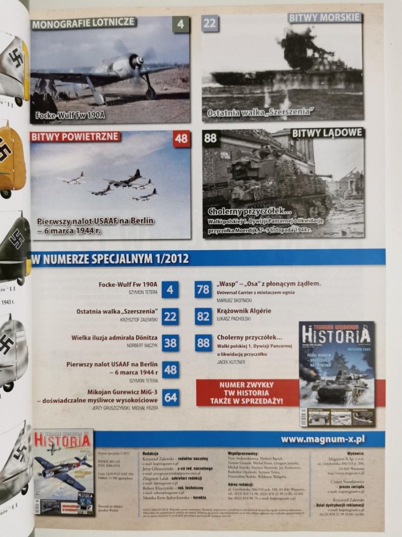 TECHNIKA WOJSKOWA HISTORIA NUMER SPECJALNY 1/2012