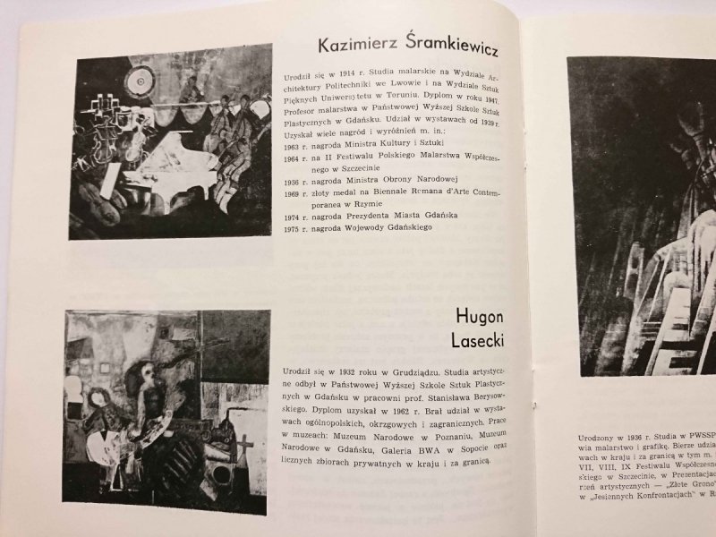 PREZENTACJE 1 XXXI FESTIWAL SZTUK PLASTYCZNYCH W SOPOCIE. CZERWIEC-WRZESIEŃ 1978 ROK