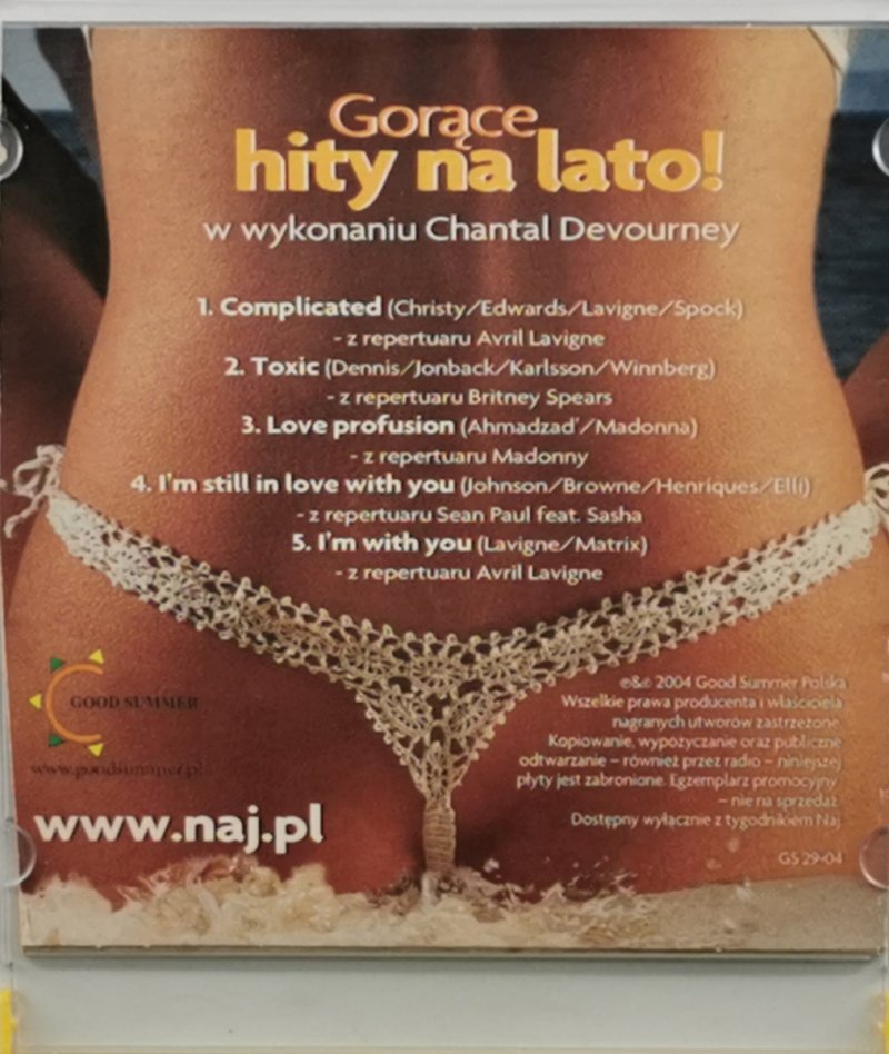 CD. GORĄCE HITY NA LATO! - Chantal Devourney
