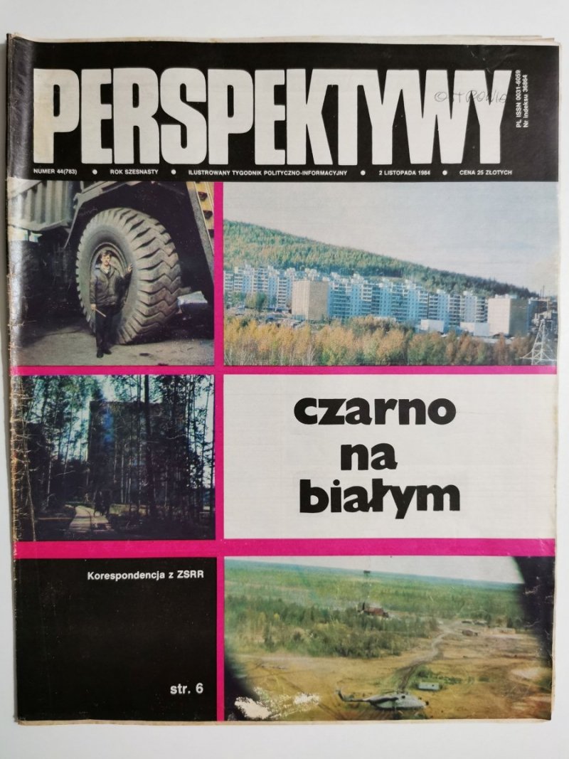 PERSPEKTYWY NUMER 44 (783) 2 LISTOPADA 1984