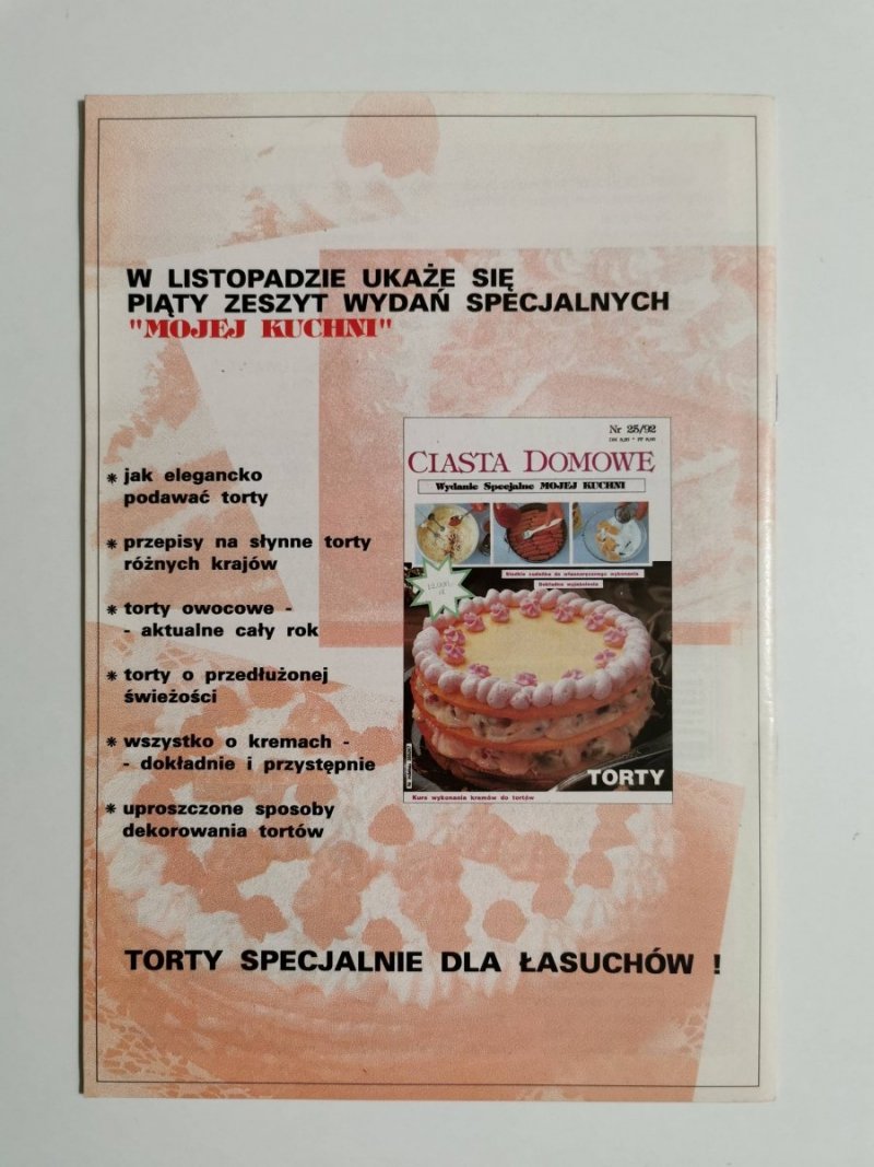 CIASTA DOMOWE NR 24/92 DELIKATNE CIASTA I TORTY OWOCOWE