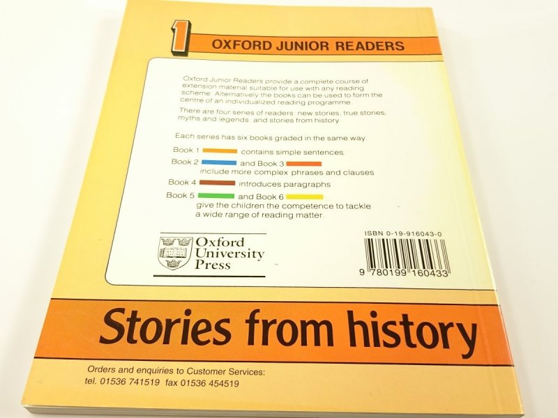 OXFORD JUNIOR READERS 1 STORIES FROM HISTORY 1997