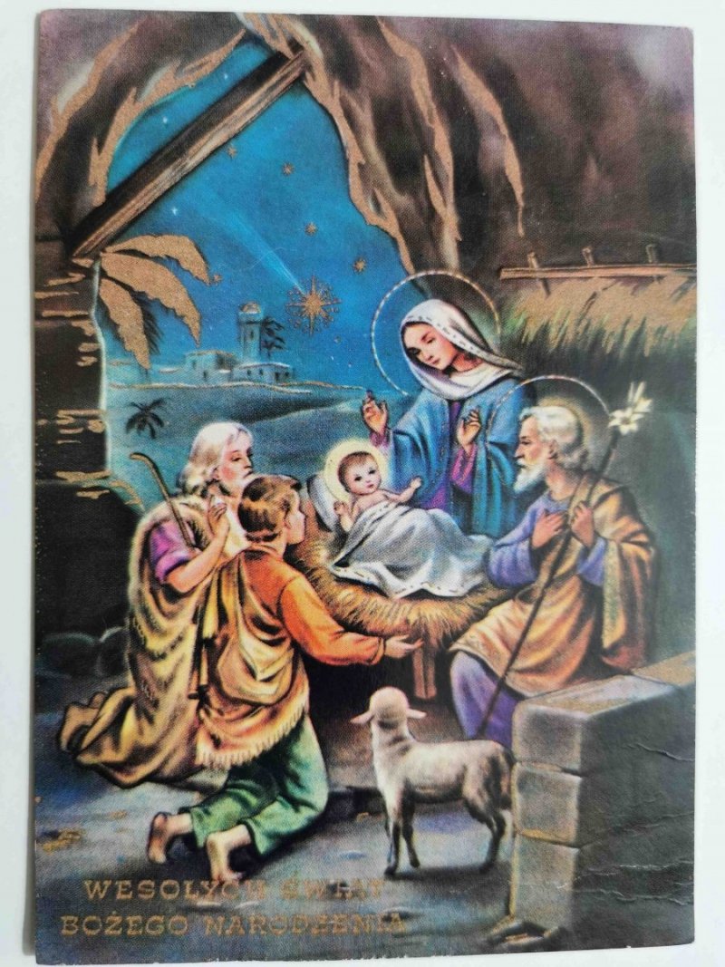 KARTKA ŚWIĄTECZNA NR.65 WESOŁYCH ŚWIĄT BOŻEGO NARODZENIA