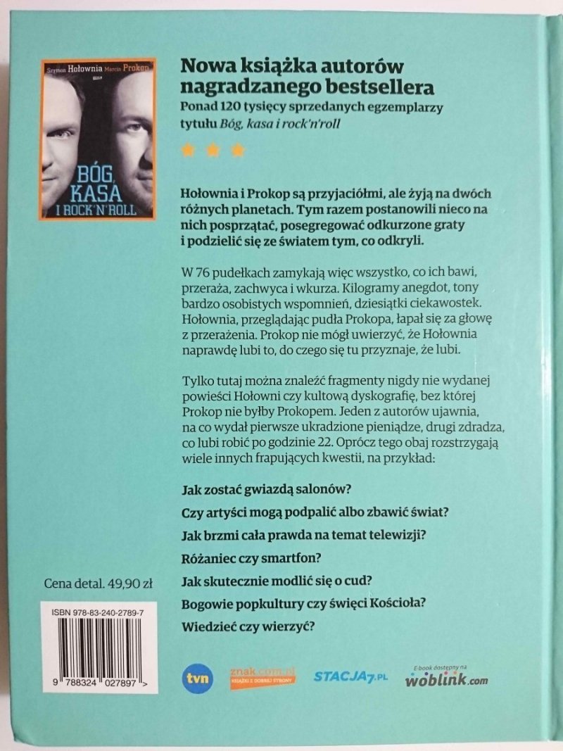 WSZYSTKO W PORZĄDKU. UKŁADAMY SOBIE ŻYCIE - Szymon Hołownia, Marcin Prokop 2013