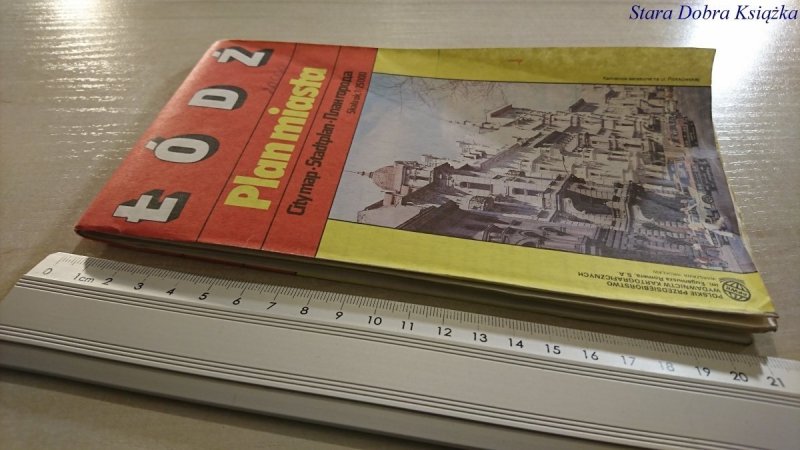 ŁÓDŹ. PLAN MIASTA 1993