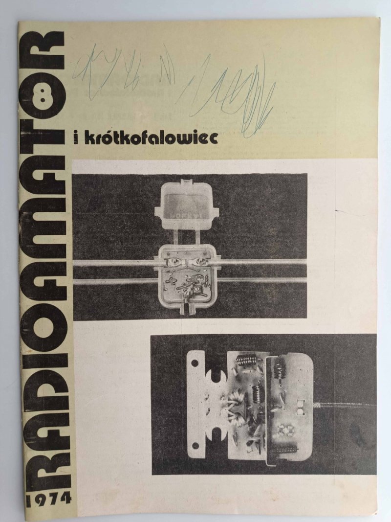 RADIOAMATOR I KRÓTKOFALOWIEC NR 8 ROK 1974