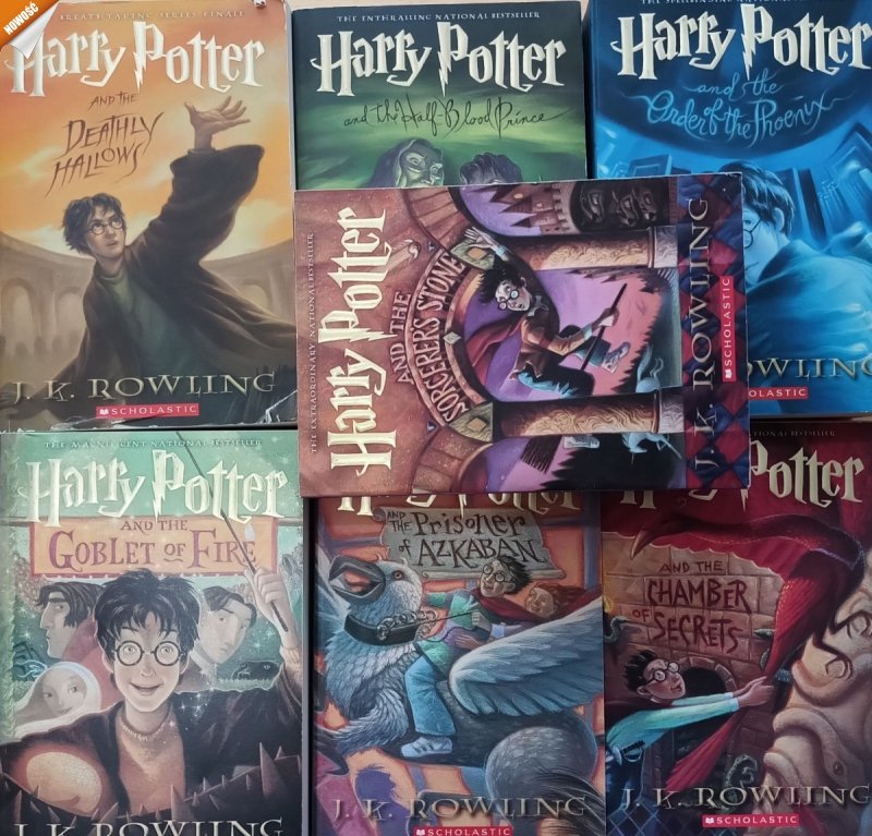 HARRY POTTER. komplet w jęz. ang. - J.K. Rowling