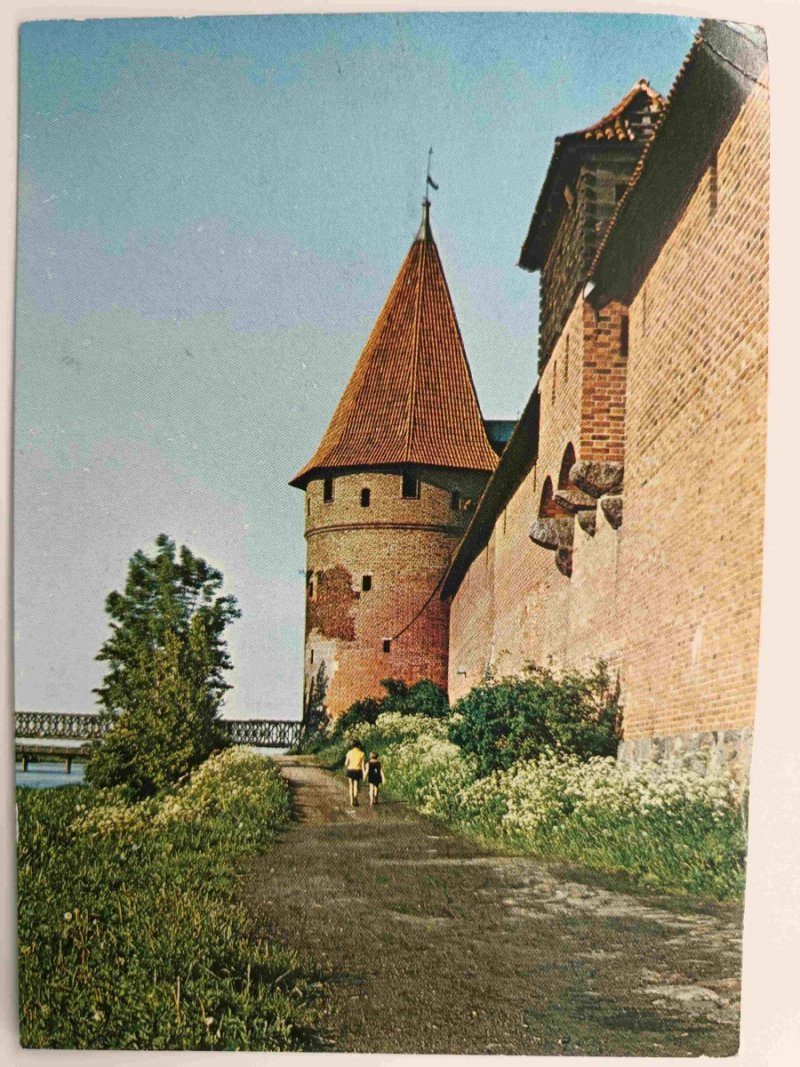 MALBORK ZAMEK FRAGMENT MURÓW