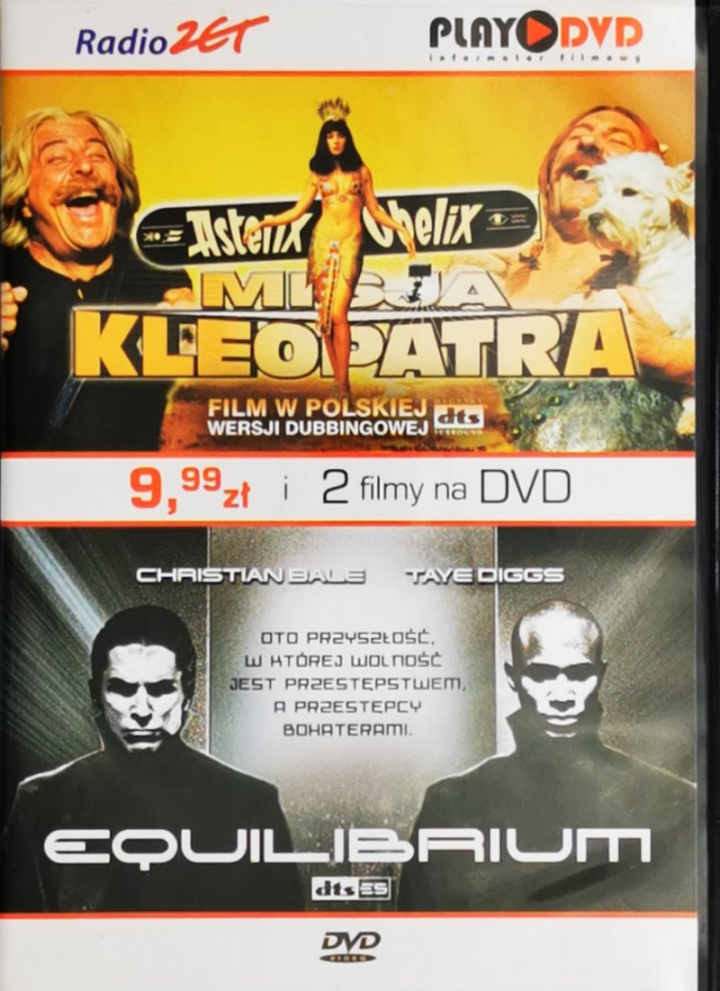 DVD. MISJA KLEOPATRA EQUILIBRIUM