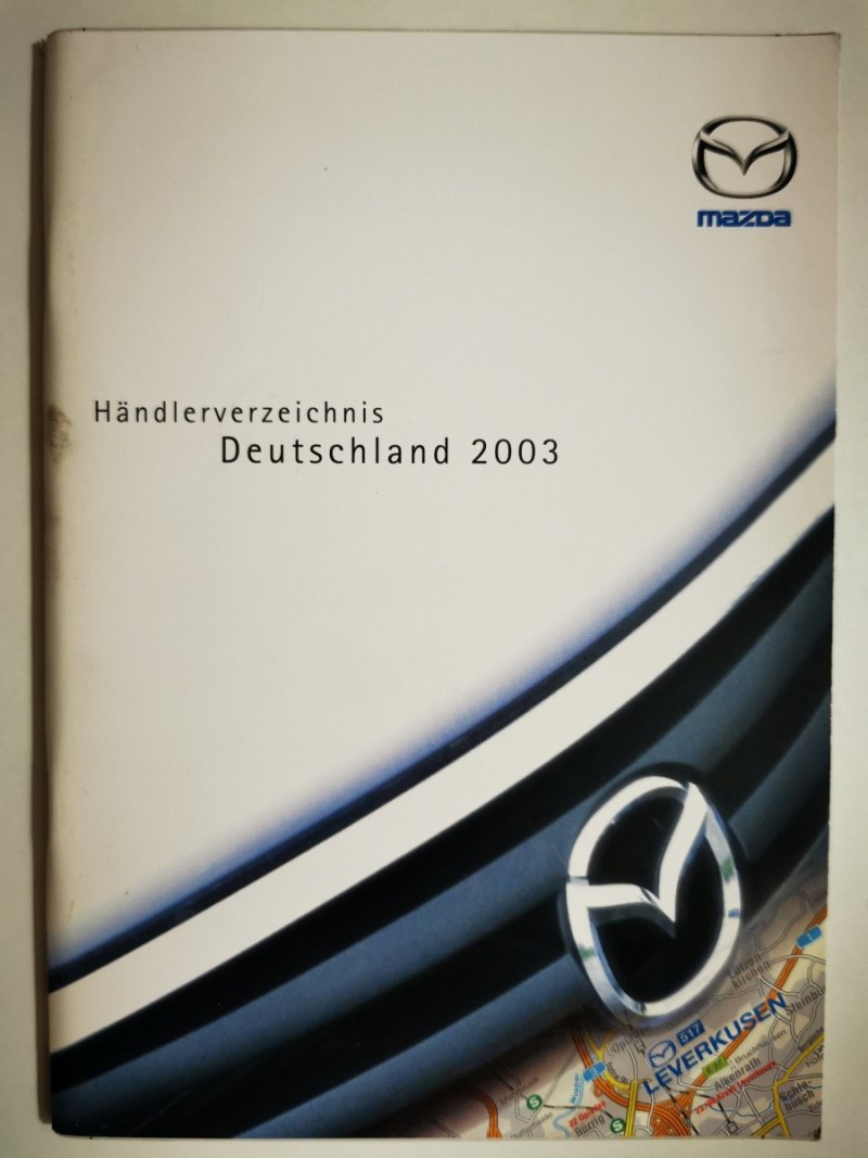 MAZDA HANDLERVERZEICHNIS DEUTSCHLAND 2003