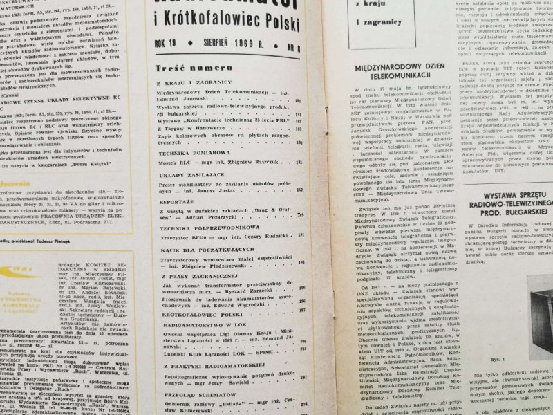 Radioamator i krótkofalowiec 8/1969