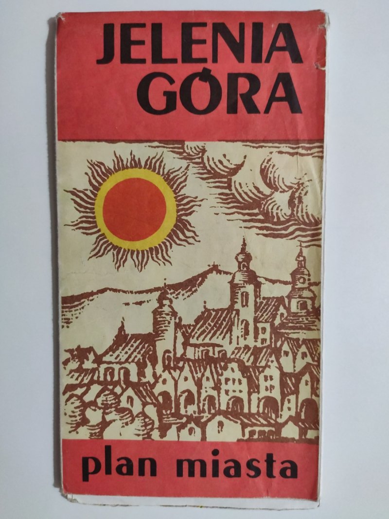 JELENIA GÓRA PLAN MIASTA 1982