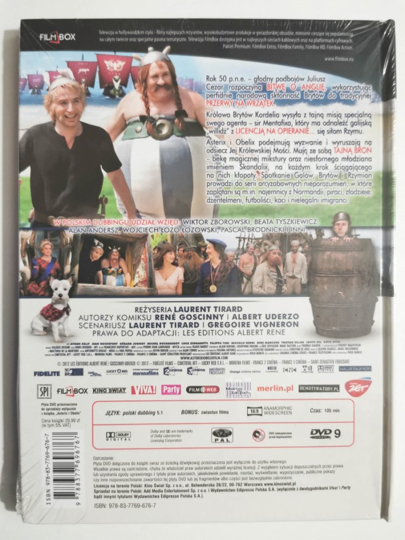 DVD. ASTERIX I OLBELIX. W SŁUŻBIE JEJ KRÓLEWSKIEJ MOŚĆI