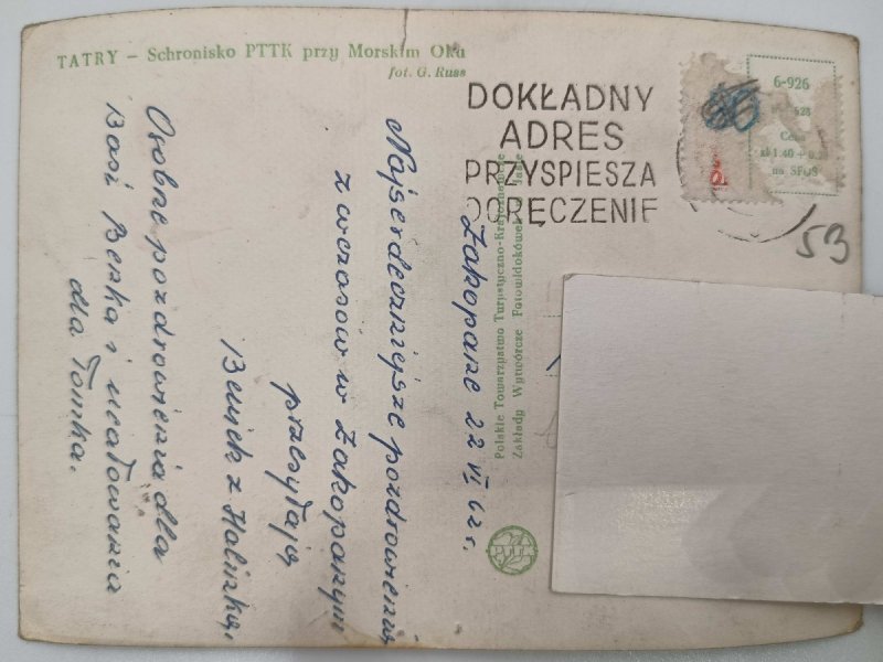 TATRY SCHRONISKO PRZY MORSKIM OKU