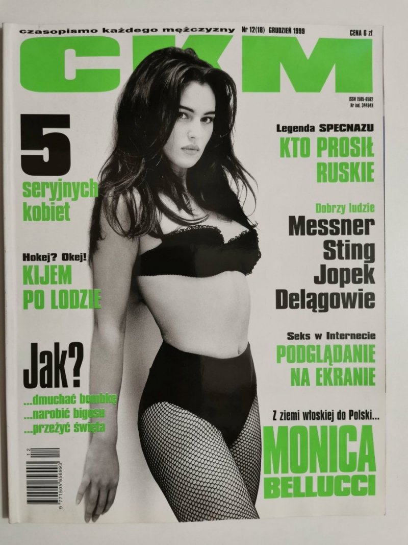 CKM NR 12 (18) GRUDZIEŃ 1999 MONICA BELLUCCI