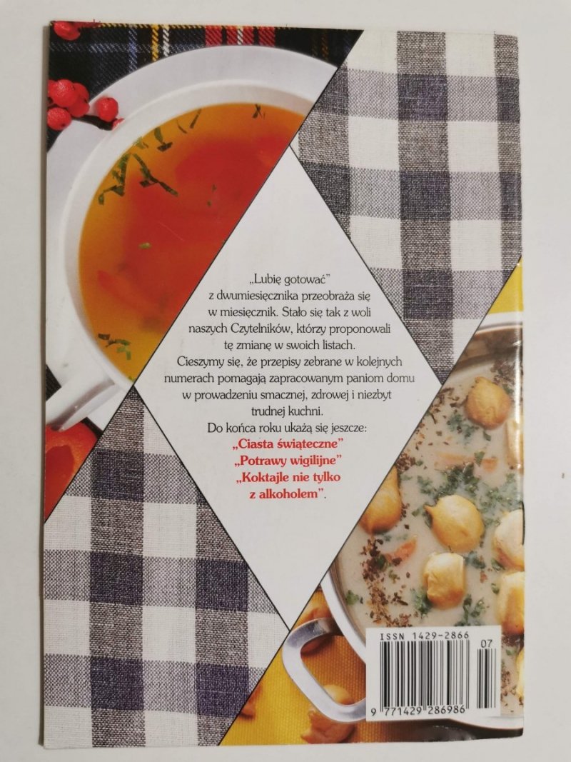 LUBIĘ GOTOWAĆ NR 7/98 ZUPY DOMOWE