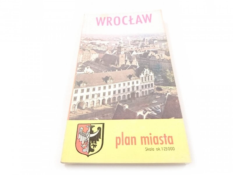 WROCŁAW. PLAN MIASTA 1988