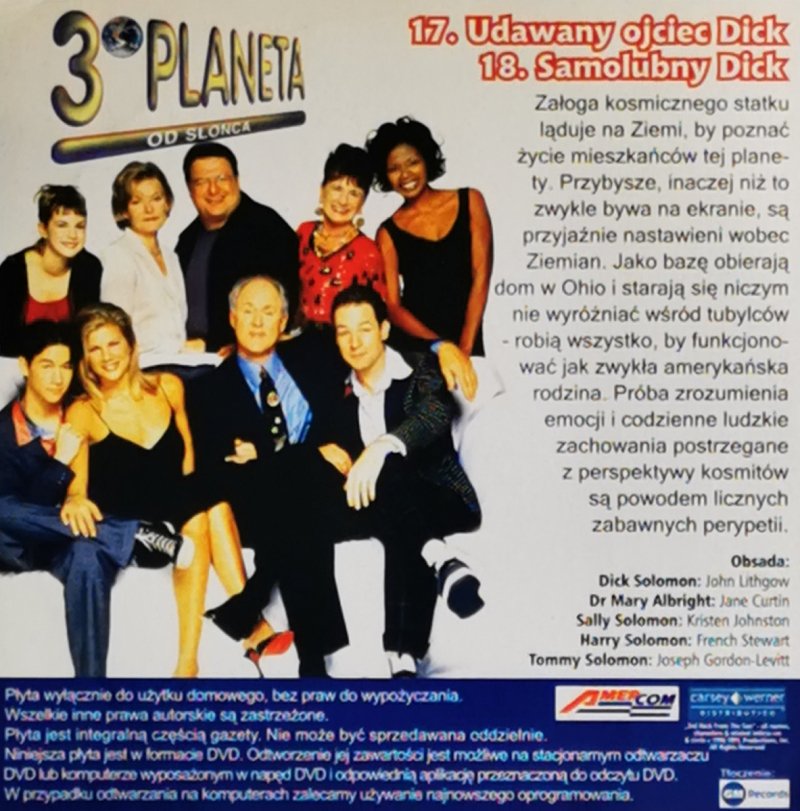 DVD. TRZECIA PLANETA OD SŁOŃCA CZ. 9