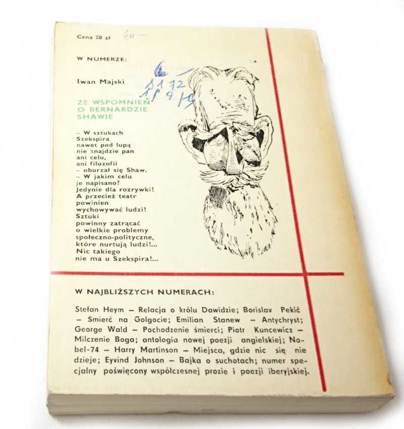 LITERATURA NA ŚWIECIE NR 11 (43) LISTOPAD 1974