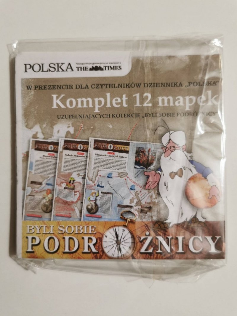 POLSKA THE TIMES KOMPLET 12 MAPEK BYLI SOBIE PODRÓŻNICY 